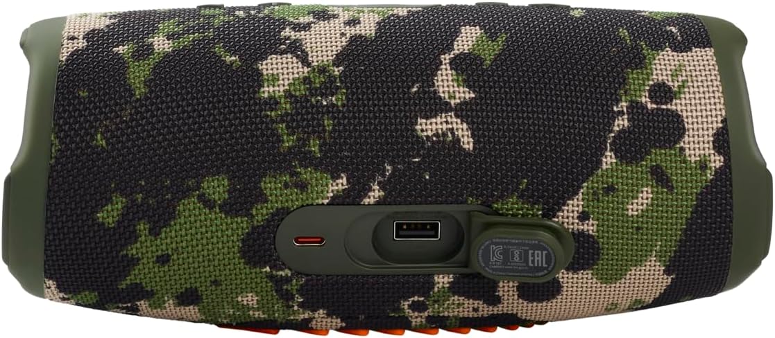 JBL Charge 5 Portable Bluetooth Speaker with Deep Bass, IP67 Waterproof and Dustproof, Up To 20 Hours of Playtime, Built-in Powerbank - Black