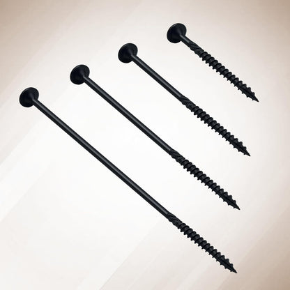Wood Screws #14 x 6 Inch, Deck Screws 50Pcs,T30 Star Drive Outdoor Screws, Rust Resistant Timber Screws for Timber/Log/Landscaping Wood (#14 x 6)