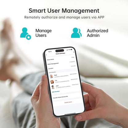 Hornbill Smart WiFi Front Door Lock: Keyless Entry Fingerprint Deadbolt - Alexa Bluetooth Electronic Keypad Door Locks for House Apartment Auto Lock Smart Life APP Remote Control - Black