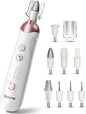 Eletorot Electric Nail File Set, 8 in 1 Professional Manicure and Pedicure Kit, Cordless pedicure tools for feet, 5 Speeds Electric Nail Drill Machine, Toe Nail Grinder Kit for Thick Nails