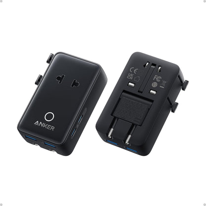 Anker Nano European Travel Plug Adapter, 5-Port, Foldable Plugs