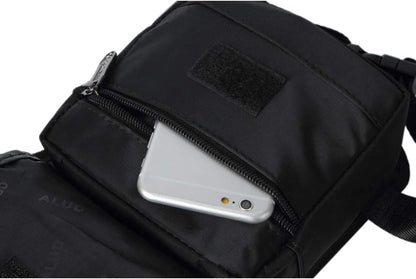 Motorcycle Drop Leg Bag Nylon Waist Pack for Men Women Travel Hiking Tactical Cycling Bike Ride Riding Crossbody Shoulder Fanny Pouch