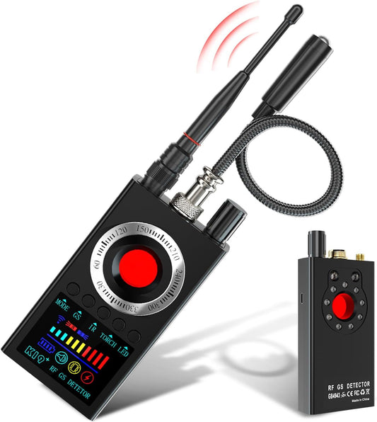 FOWARD GAUSS Hidden Camera Detector Anti-Spy Detector Portable Listening Device Detector Camera Finder Professional Privacy Protector
