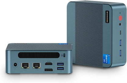 BOSGAME Mini PC P2 Pro, Intel i9-12900H (14C/20T,up to 5GHz) 32GB DDR5 RAM 1TB PCIe Gen 4 NVMe SSD Mini PC, 1x Thunderbolt 4 Port, 2X 2.5G LAN Ports,4K Triple Display, WiFi 6E, Bluetooth 5.2