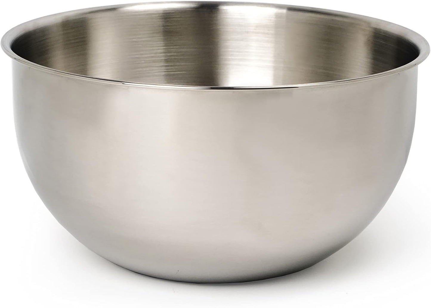 RSVP International Endurance Stainless Steel Mixing Bowls, 8 Quart