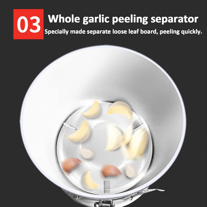 Electric Garlic Peeler Machine, 200W Stainless Steel Commercial