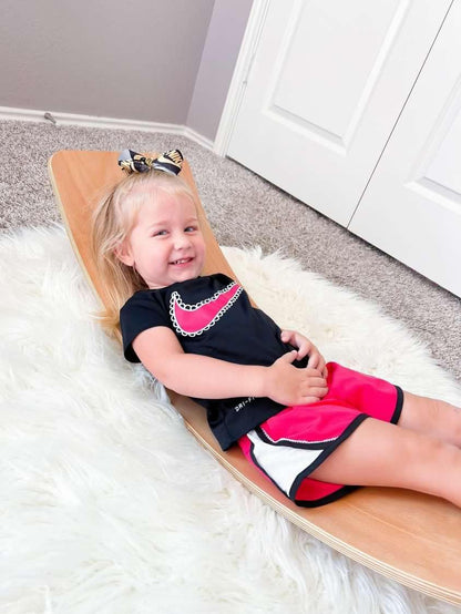 WELIN Balance Board Kids, 35 Inch Wooden Wobble Board for Toddlers & Adults