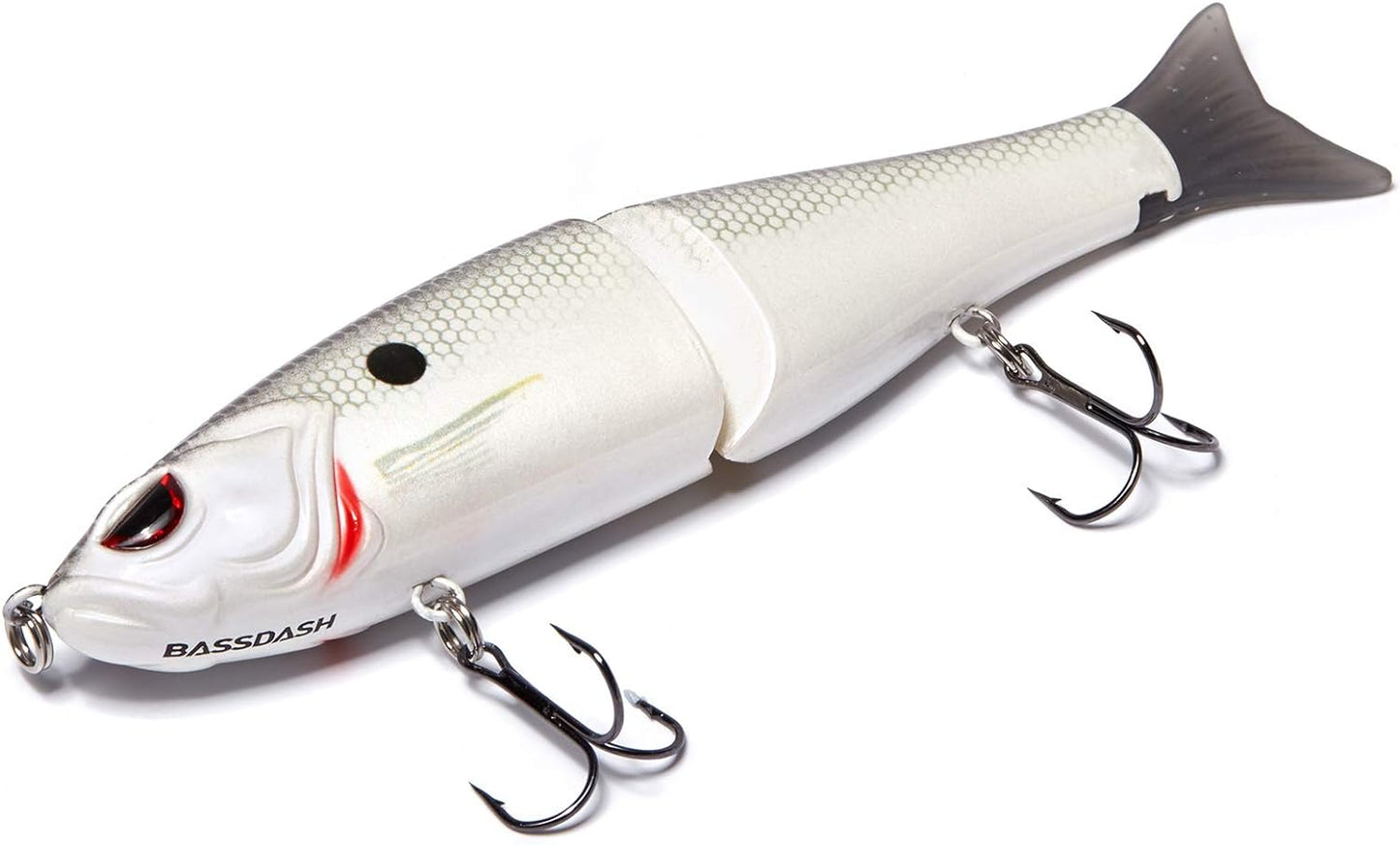 Bassdash SwimShad Glide Baits Jointed Swimbait Bass Pike Salmon Trout Muskie Fishing Lure