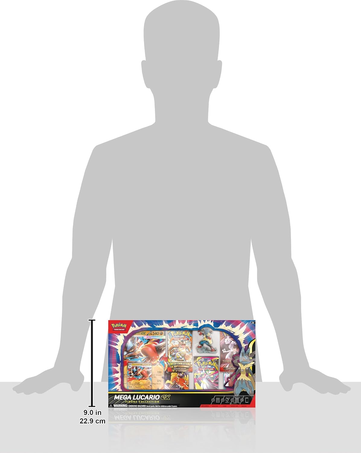 Premium Trading Card Game Figure Collection Box with Foil Promo Card, Oversized Card, Collectible Figure, and Booster Packs - PuriLite