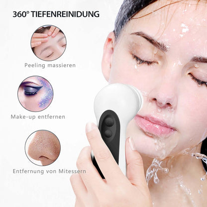 CNAIER 5 in 1 Advanced Cleansing System with Facial Brush for Exfoliating and Microdermabrasion