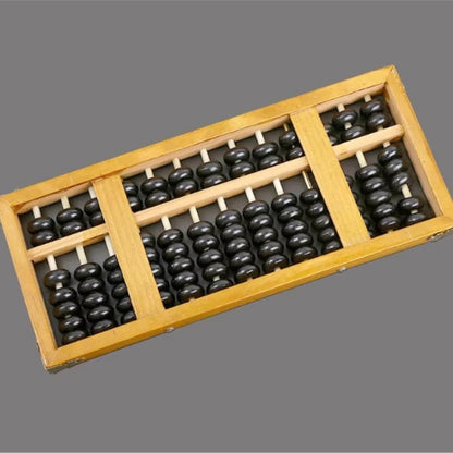Abacu 13 Digits Calculating Abacus Math Learning Wooden Traditional Chinese 7 Bead Educational Supply Number Counting