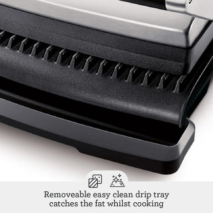 Breville the Panini Grill, Sandwich Maker, Panini Press, BREBGR200XL, Brushed Stainless Steel