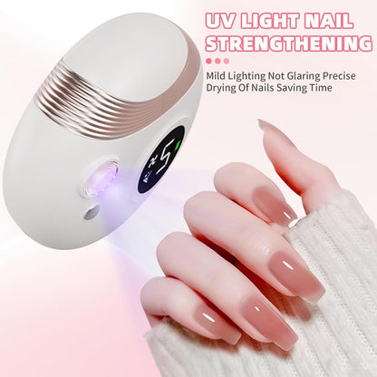 Electric Nail Clipper for Baby with LED Light, 2 in 1 Automatic Baby Nail Trimmer and File with Nail Scraps Storage for toddler, infant, Newborn, Adult, 2 Speeds, USB Rechargeable, White
