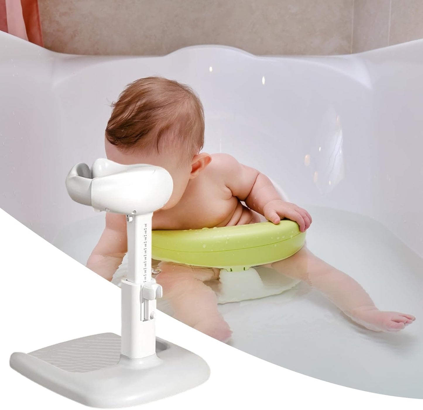 Baby Shower Stand - Standing Baby Bathtub for Kids aged 6-36 Months,Ergonomic Anti-Slip Base Support for Bathroom Boys Girls
