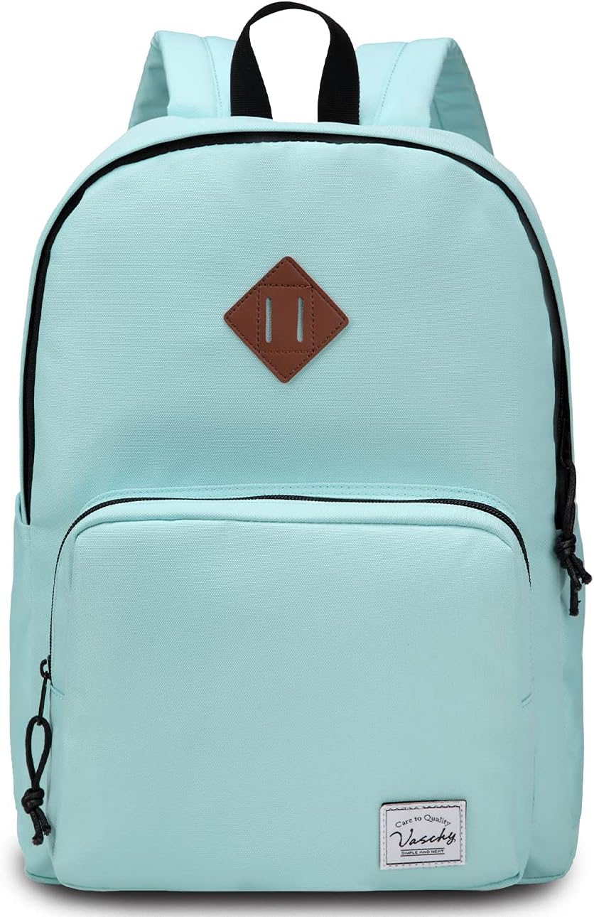 VASCHY Lightweight School Backpack for Women with Sleeve for 14" Laptop