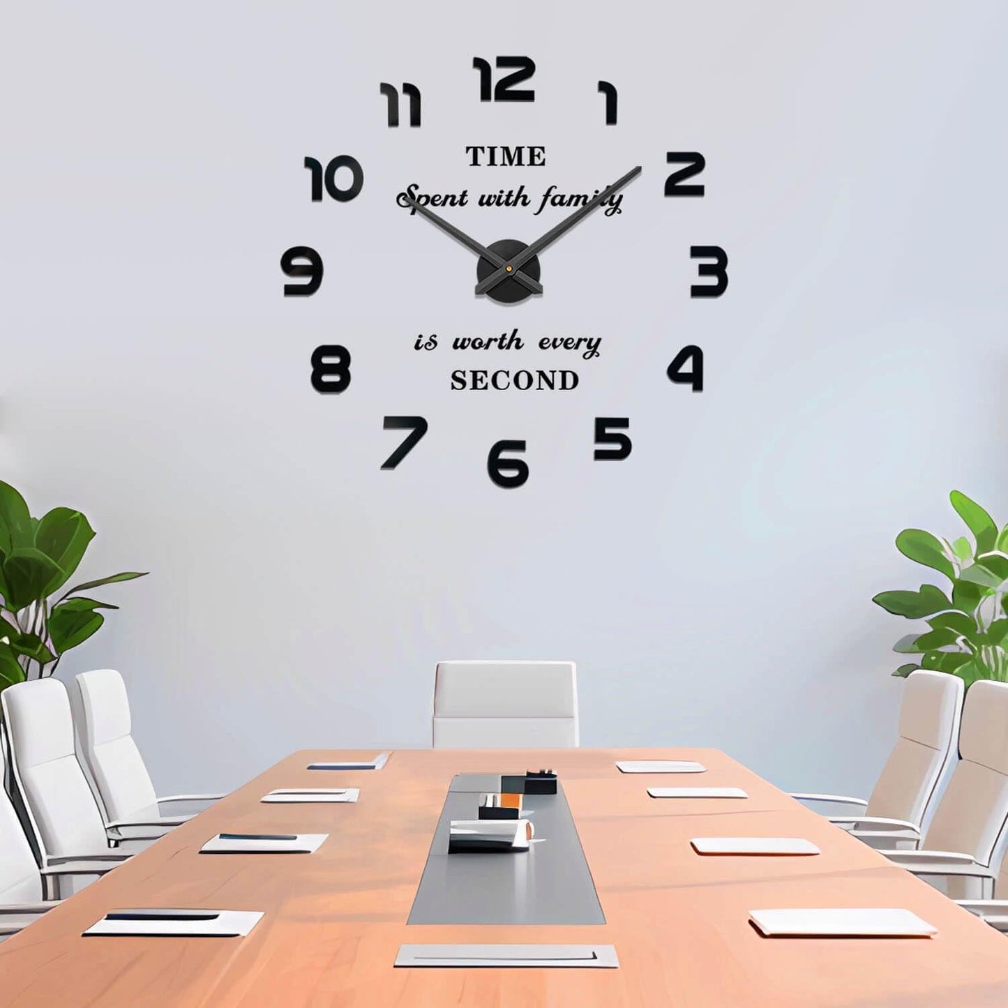 Vangold Modern 3D Acrylic Mirror Metal Luxury Frameless Large Wall Stickers Clocks Style Watches Hours DIY Room Decor Home Decorations