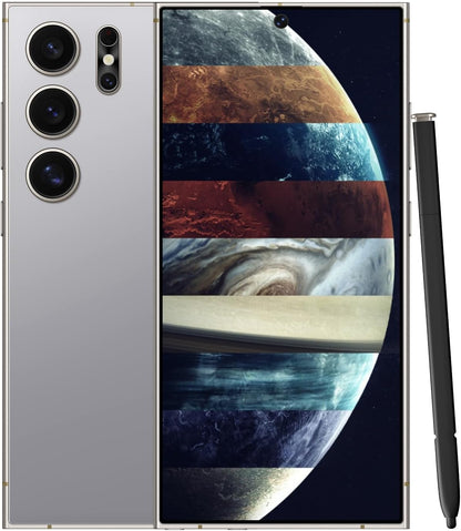 Unlocked Cell Phones Smartphone Unlocked Phones 8+256GB 6.8" HD Screen Dual SIM 108MP+48MP Camera and Built-in Pen (Violet)