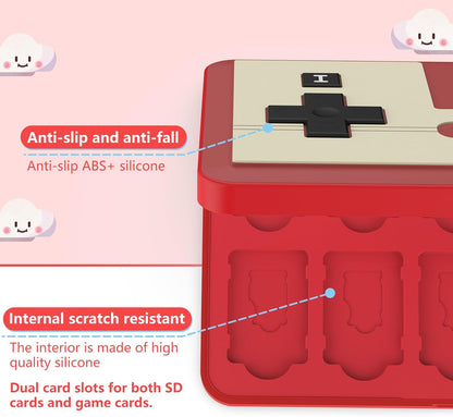 GeeRic 24 Slot Game Card Storage Case Compatible with Switch, Portable Game Card Storage Cartridge with Switch, Games Cartridges & Slot