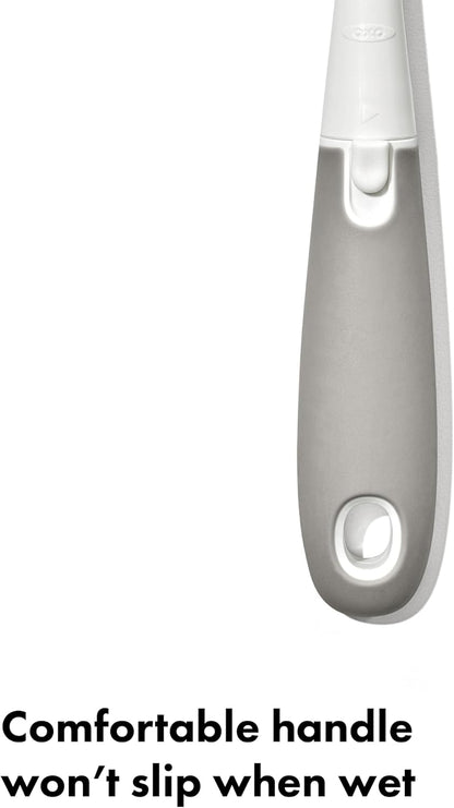 Oxo Tot Bottle Brush with Nipple Cleaner and Stand, Gray