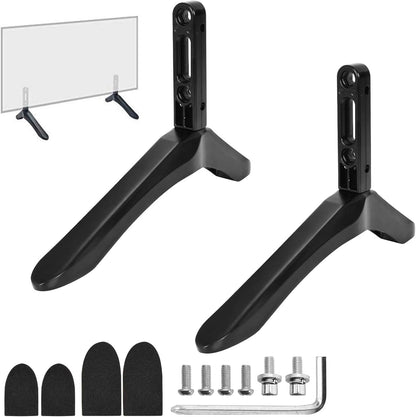 Universal TV Stand Universal Base Stand for TV Universal TV Stand Legs Replacement for Smart TV Replacement Legs for TV Legs TV Holder TV Base Feet with Screw TV Mounts