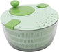 Salad Spinner, Lettuce Spinner Fruit And Vegetable Wash 4L Vegetable Dryer PP Salad Spinner with 2 Lid Locks for Home Kitchen Green