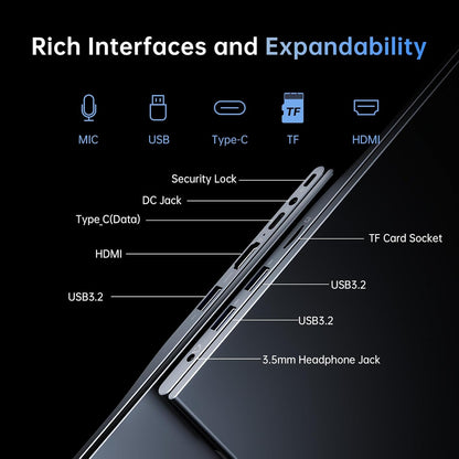 ACEMAGIC Laptop Computer Intel N97 Windows Laptop 15.6-in 16GB DDR4 512GB SSD Ordinateur Portable Numeric Keypad WiFi5 HDMI Type-C USB3.2 TRRS Webcam Office Laptops Student Laptops