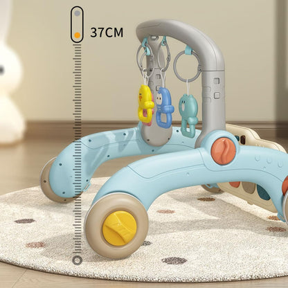 Baby Gym Play Mat 2-in-1 Baby Play Gym Toddler Activity Center Baby Gym Play Mat 2-in-1 Baby Activity Center Tummy Time Toddler Play Mat with Piano for Newborn to Toddler