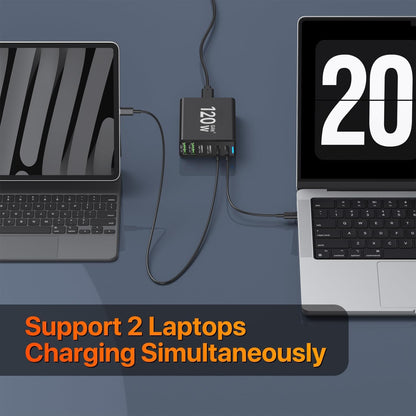 Multi-Port USB C Charging Station | Fast Charging Hub for Multiple Devices