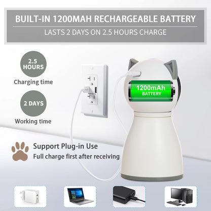 YVE LIFE Cat Toys,The 4th Generation Real Random Trajectory,Motion Activated Rechargeable Automatic Cat Laser Toy,Interactive Cat Toys for Indoor Cats/Kittens/Dogs