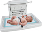 anydry Baby Changing Station Wall-Mounted, Foldable Diaper Changing Table Heavy-Duty Design with Safety Straps for Commercial Bathroom, in Elegant Grayish White