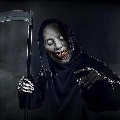QCCX Halloween Masks for Adult, Scary Smiling Demons Mask, Halloween Zombie Mask, Scream Halloween Cosplay Masks