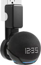 ZUOLACO Wall Mount Holder for Echo Dot 5th Generation, Outlet Wall Mount Stand for Echo Dot 5th/4th Gen, No Screws or Drilling Needed, Space-Saving Dot Accessories with Cable Hidden Storage, Black
