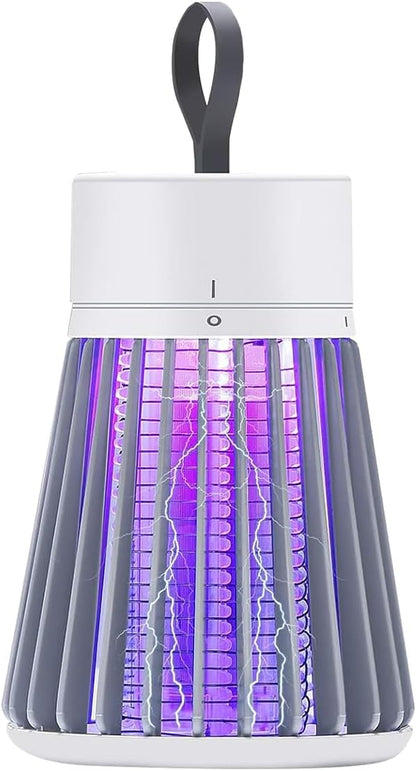 Mosquito Zapper,USB Rechargeable Electric Bug Zapper,Portable Mosquito and Flies Trap for Indoor Outdoor,Pest Control,Flying Insect Light Trap,White