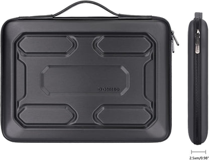 DOMISO 15.6 inch Laptop Sleeve with Handle Protective Shockproof Waterproof EVA Case for 15.6" Yoga 720 IdeaPad 310 320 ThinkPad T570/Legion 5 Gen 6/HP Envy 15/15.6" Notebooks, Dark Blue
