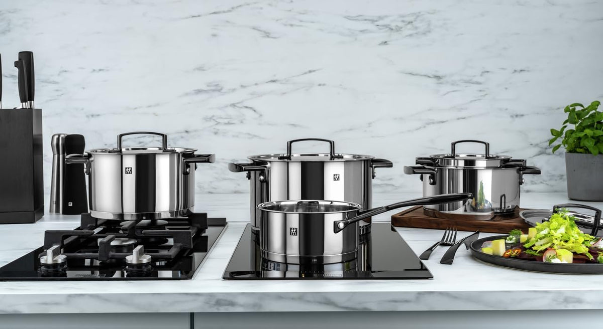 ZWILLING Bellasera Black 9-Piece Premium Stainless Steel Kitchen Cookware Set