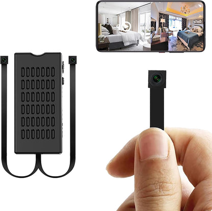 LIBREFLY True 2K Hidden Camera DIY Module - Dual Lens - Mini Wireless Spy Cam - WiFi Tiny Nanny Cam - Small Surveillance Cam for Indoor Outdoor Security