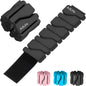 ADLIFE Adjustable Wrist Ankle Weights for Women Men Kids, 2 Lbs Wearable Arm Leg Weights Set of 2(1 Lb Each), Weighted Wristbands Exercise Weights for Walking Running Pilates Yoga Home Gym Workout