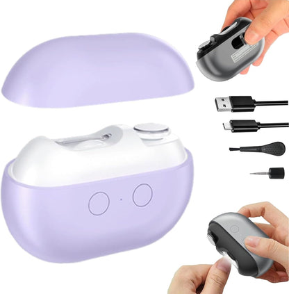 Yosody Nail Clipper, Easy Clip Electric Nail Clippers, Smart Nail Clippers, With Led Light, Nail Scraps Storage And Polishing