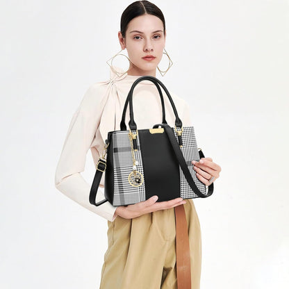 KKXIU Trendy Tote Bag for Women Lightweight Oxford Big Capacity Shoulder Purses and Handbags