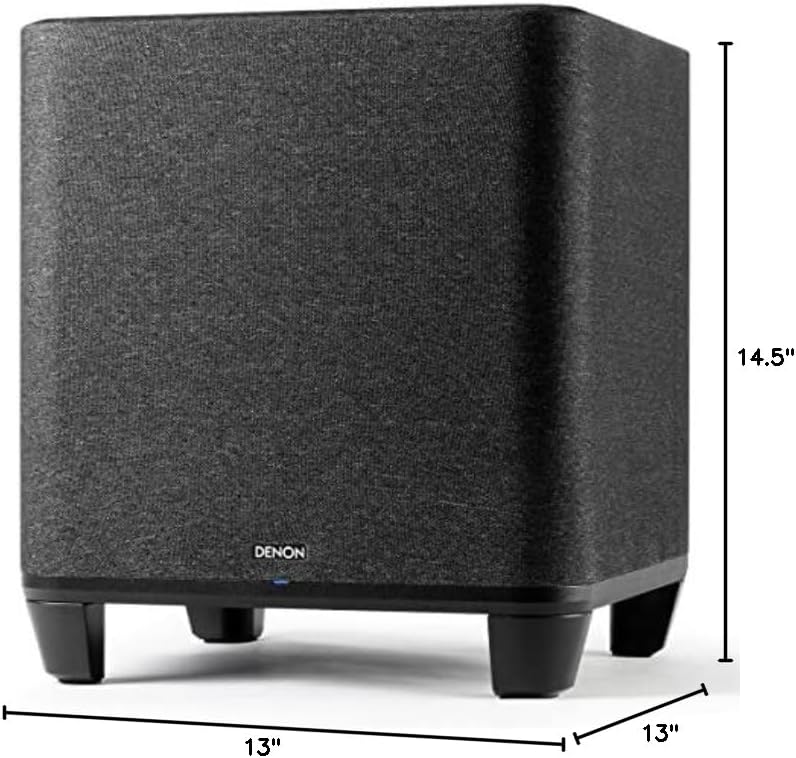 Denon Home 150 NV Wireless Speaker (Black), 1" Tweeter, 3.5" Woofer, Home Speaker with HEOS Built-in, AirPlay 2, and Bluetooth, Multi-Room Streaming, Simple Setup, Compact Design