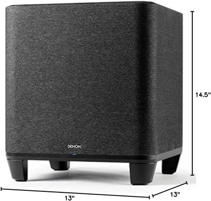 Denon Home 150 NV Wireless Speaker (Black), 1" Tweeter, 3.5" Woofer, Home Speaker with HEOS Built-in, AirPlay 2, and Bluetooth, Multi-Room Streaming, Simple Setup, Compact Design