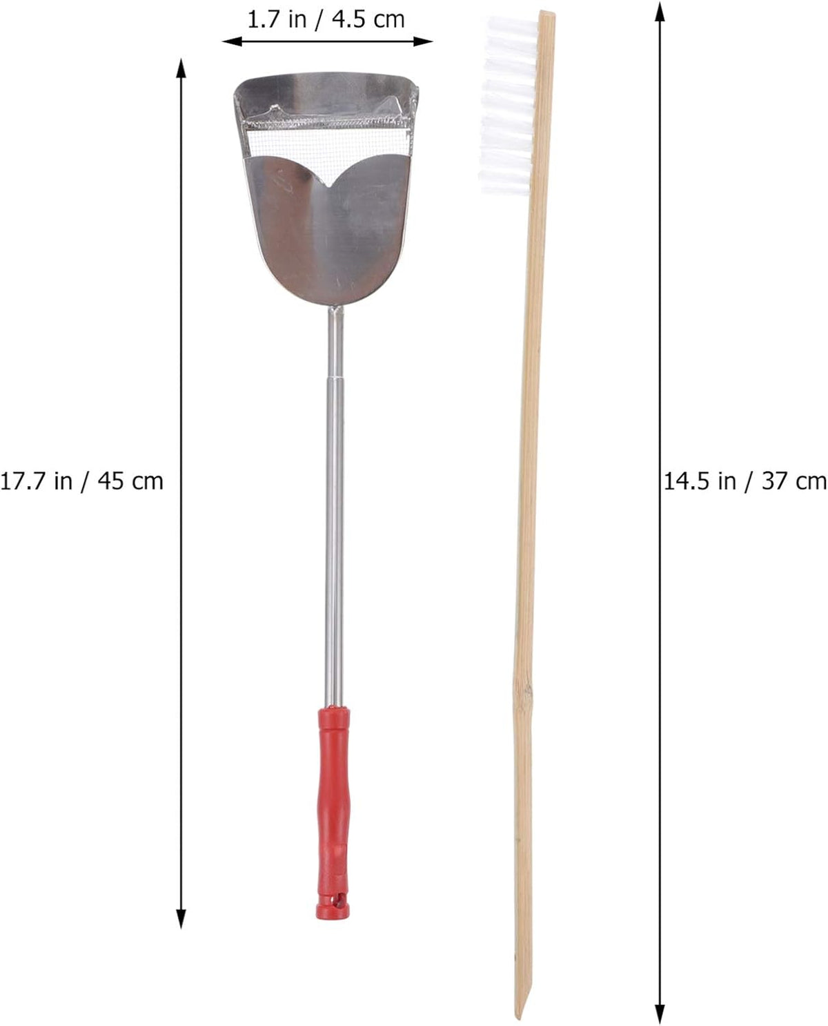 DOITOOL 6pcs Brush and Shovel Kit for Pet Supplies Cage Cleaning Accessory for Parrot Birds