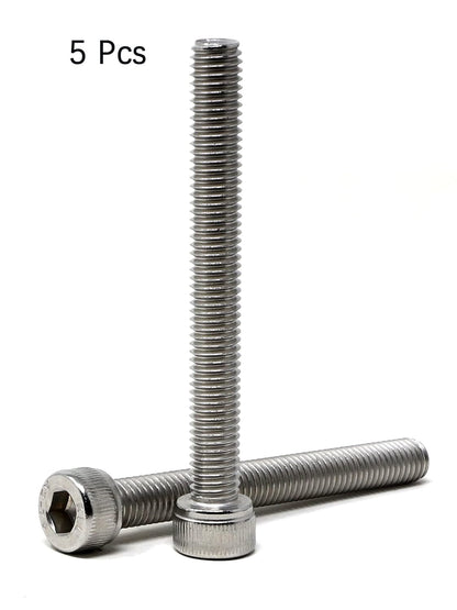 iexcell 25 Pcs M6 x 20mm Thread Pitch 1 mm Stainless Steel 304 Hex Socket Head Cap Screws Bolts Kit