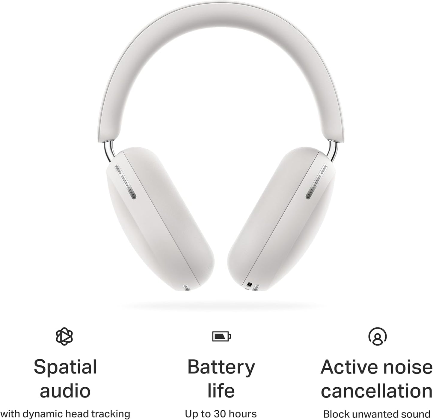 Sonos Ace - White - Wireless Over Ear Headphones with Noise Cancellation