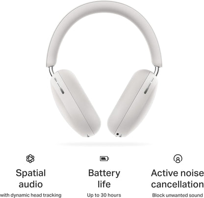 Sonos Ace - White - Wireless Over Ear Headphones with Noise Cancellation