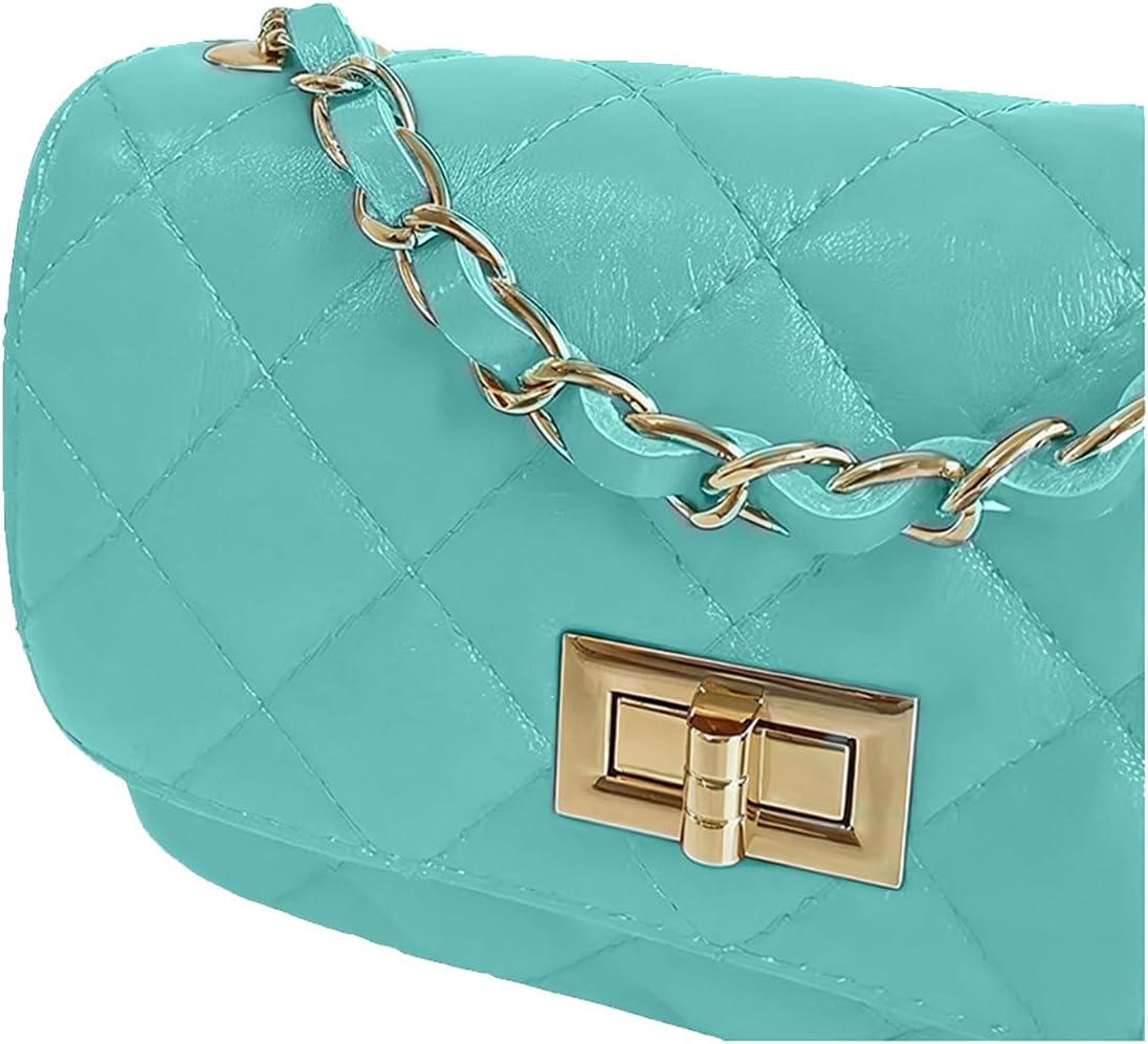 MamaMilano Women/Girls Italian Handmade Genuine Leather Cleo Shoulder Bag/Purse/HandBag/Totebag with Shoulder Strap