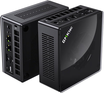 GMKtec Mini PC Gaming, K6 AMD Ryzen 7 7840HS Dual NIC LAN 2.5Gbps Desktop Computer, 32GB DDR5 (16GB*2) 1TB PCIe4.0 SSD, USB4.0, HDMI, DP, USB-C, WiFi 6E, BT 5.2