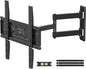 USX MOUNT Full Motion TV Wall Mount for Most 26-60 inch TVs up to 80 Lbs, Wall Mount TV Bracket with Articulating Swivel Tilting, Single Stud TV Mount, Max VESA 400x400mm, XMM904