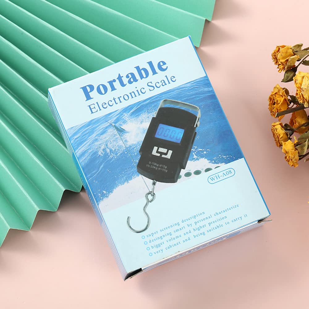 Luggage Scale with Battery Automatic Reading, Many Ways of use, Accurate Numbers, The Perfect Multifunctional Scale, a Good Helper for Your Travel and Fishing