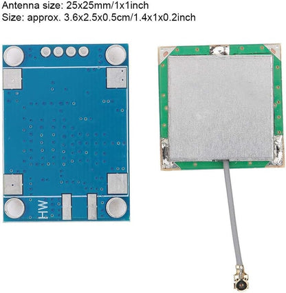 GYGPSV1-7M GPS Module,with GPS Antenna 3-5V Compatible with Various Flight Control Modules Provide GPS Computer Testing Software